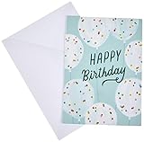 Amazon.de Geschenkkarte in Grußkarte (Geburtstagsballons und Konfetti)