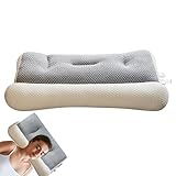 Ergonomisches Kissen - Vorderschläferkissen, Seitenschläferkissen | Verstellbares Nackenstützkissen, stützendes ergonomisches Schlafkissen, orthopädisches Schaumstoffkissen, Bauchschläferkissen für