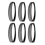 Bandsägeblätter, 6 Stück 2500 x 13 0,35 mm dünne Bandsägeblätter 10 TPI Carbon-Bandsägeblatt for Holzbearbeitungswerkzeuge for Schneiden von Holz und PVC