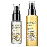 Avon Set Advance Techniques Ultimate Glanz-Pflegespray 100ml + Haarspitzenfluid 30ml für mehr Glanz und gegen kaputte Haarspitzen