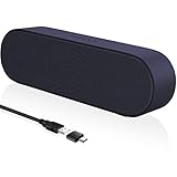 YYV PC Lautsprecher, USB Computer Lautsprecher with 3D Surround Stereo, Portable Lautsprecher für PC, Mini Soundbar Lautsprecher für Desktop, Laptop, Notebook