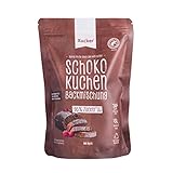 Xucker Schokokuchen Backmischung ohne Zuckerzusatz - zuckerarme Muffin Backmischung mit Xylit gesüßt I Brownies Backmischung mit 95% weniger Zucker I Backmischung Brownies I Kuchen Vegan (350 g)