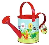 Krabbelkäfer Gießkanne – Gartengerät mit 1,5 Liter Fassungsvermögen, Kleine Gießkanne für Kinder in buntem Design, 1 Stück