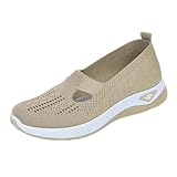 Women's Trainers, Breathable Mesh Trainers, Casual Comfort Running Shoes, Flat Non-Slip Trainers, Outdoor Walking Shoes, Breathable Mesh Slip On Walking Shoes,Women's Orthopaedic Shoes