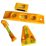 ARYIMYDP 4 Stück Profi Wasserwaagen Kit mit Digitaler Anzeige, T Blasenwasserwaage, 152mm Torpedo und Magnetischer Würfel, Perfekt für Roboter Kalibrierung, Rohrinstallation und Metalloberflächen