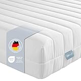 XDREAM Pure Kaltschaummatratze | Ergonomische 7-Zonen Matratze mit Öko-Tex Zertifikat | Rollmatratze | Härtegrad 3 (H3) |80 x 200 cm