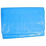 POPETPOP Poolmatte Plane Abdeckung Fix Liner Bausatz Pool Fittings poolzubebör poolzunehör swimmingpool Matte Pool verschraubung Pool Bodentuch Rechteckiger Poolschutz pe gewebtes Tuch Blue
