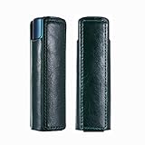 Mekeran Ledertasche für Lil 2.0 Solid, weiche Lederhülle für lil Solid 2.0 Made by IQOS. (Grün)