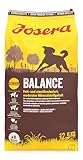 JOSERA Balance (1 x 12,5 kg) | Senior | Premium Trockenfutter für ausgewachsene ältere Hunde | Geflügel & Reis | fett- und eiweißreduziert speziell für Senioren | weizenfrei | Hundefutter | 1er Pack