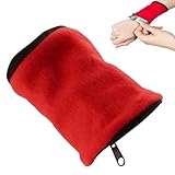 Handgelenktasche, Reißverschluss-Handgelenktasche, schweißfestes Armband, Geldtasche für Damen und Herren, Wandern, Klettern, Radfahren, Wandern