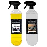 1+1 Liter Cabrioverdeck Imprägnierung AP12 Versiegelung Reinigung AP30 Pflege Set Cabriodach für Verdecke aus Stoff, Leder, Kunstleder und Kunststoff