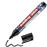 edding 360 Whiteboardmarker - schwarz - 1 Whiteboard Stift - Rundspitze 1,5-3 mm - Boardmarker abwischbar - für Whiteboard, Flipchart, Magnettafel, Pinnwand, Memoboard - Sketchnotes - nachfüllbar