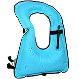 APPMOO Schnorchelweste Aufblasbare Schwimmweste für Erwachsene - Schwimmhilfe Schwimmwesten Belastbar bis 80-220lbs- Tragbare Schwimmweste Perfekt für Wassersport im Freien zum Tauchen, Schwimmen