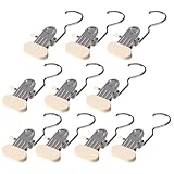 Wäscheklammer-Clip-Kleiderbügel – Wäsche-Kleiderklammer-Clip, Stiefel-Kleiderbügel-Werkzeug | Starke Federstruktur Aus Edelstahl, Platzsparende Wäscheklammer Für Stiefel, Unterwäsche, Hüte, Mäntel, H