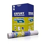 Erfurt Vlies-Rauhfaser VIVA Weiß Rauhfasertapeteweisse Vliestapete mit Struktur 12 Rollen 15 x 0.53m