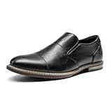 Bruno Marc Herren Mokassin Anzugschuhe Slipper & Mokassins Herren Slipper Slip Loafer Herrenschuhe,Size 42,Schwarz,SBLS2421M-E