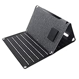 FLEXMAN 36 W Tragbares Solarpanel Set, Faltbares Solarladegerät mit 2 X 5 V/18 V USB Ausgängen, Wasserdichtes Faltbares Solar Ladegerät für Handy, Pad, Power Bank, Laptop, Camping