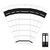 Mexgcom 55 Pcs Weiß 19×5.4cm Ordner Etiketten, Selbstklebend Breit Ordnerrücken Aufkleber für 8 cm Breit Ordner, Rückenschilder Selbstklebend