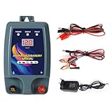 10 km elektrischer Zaun für Nutztiere, elektrischer Zaun, hohe Leistung, elektrischer Zaun für Tiere, perfekter Schutz für Rinderpferde – Weidezaun (blau)