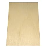 Rayher Sperrholzplatte, 30 x 20 cm, Stärke 4 mm, unbehandeltes Pappelholz, für Laubsäge-Arbeiten, zum kreativen Erstellen von Figuren, Schildern usw., 6299800