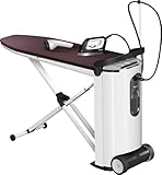 Miele B 4847 FashionMaster Dampfbügelsystem / Wabensohle / 1-2-Lift-System / aktiver Bügeltisch / Steamer / Display / Brombeerrot, 11977910, Weiß / Anthrazit / Brombeerrot