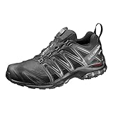 Salomon XA PRO 3D Gore-Tex, Herren Wasserdichte Trailrunning-Schuhe, Schwarz und Magnet, 43 1/3