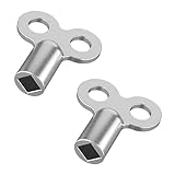 YUGUOLAN 2 Stück Entlüftungsschlüssel, Heizungsentlüftungsschlüssel, Heizung Entlüftungsschlüssel, Heizkörper Entlüftungsschlüssel, Schlüssel Heizung Entlüften, Heizkörperschüssel, Universal