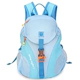 Cozary Kinder Rucksack, 5L Wasserdichter Outdoor Sportrucksack Geeignet mit Brustgurt,1–3 Jahre, Leicht Wanderrucksack Kinder Mädchen Jungen, Kindergartenrucksack für Schule, Reisen und Sport, Blau