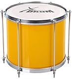XDrum SSD-1210 Repinique Samba Trommel - brasilianische Samba Trommel - Kessel aus Aluminium - 6 Stimmschrauben - Größe: 12' x 10' - gelb-grün