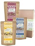 direct&friendly Bio Tee Geschenkset dreierlei Bio Tee lose das Geschenk für Teeliebhaber