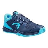 HEAD Herren Grid Indoor Shoe, Dark Blue Squash-Schuh, Dunkelblau Aqua, 44 EU