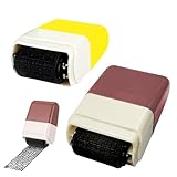 2 Stück Datenschutz Rollstempel,Rollstempel,Identitätsschutz Rollstempel,Adressen Schwärzen,Identität Diebstahl Prävention Stempel,Textschwärzer Schutz,Identität Guard Rollen,Sicherheit Stempel