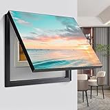 SZITW Dekoratives Gemälde von Verteilerkasten, Sicherungskasten, Abdeckung, Schrank, dekorativer Zähler, Stromzählerkasten, Gemälde, Wandkunst mit Rahmen, Heim-Wohnzimmer-Dekor, Poster, B, 60 x 40