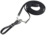 BUSSE Schlaufzügel SNAPS, schwarz/Beschläge vernickelt, Warmblut