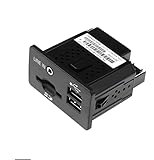 NuoZun C1BT-14F014-AE AUX Audio Interface mit SD Kartenleser für Ford Fusion 2013 ersetzt FL3T-14F014-AA FL3T14F014AA C1BT14F014AE, schwarz