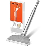 BAUBECK Robuste Fliesenmeißel SDS Plus - schnelles Lösen von Putz & Kleberesten [10° abgewinkelt], hitzegehärtet, 250mm lang Flachmeißel SDS Plus - meißel für bohrhammer sds plus fliesenmeißel