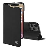Hama Handytasche für Apple iPhone 13 Pro Max „Slim Pro“ (Schutzhülle mit Geldbörse 2x Kartenfach, klappbare iPhone 13 Pro Max Hülle mit Magnetverschluss und Standfunktion) schwarz