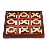 Hölzerne Klassische Tic Tac Toe Spielzeug Klassische Brettspiele Reisespiel Brettspiel Tic Bug Toe Lernspielzeug Denksportaufgabe, Puzzle, Couchtisch Für Familie Erwachsene Und Kinder Reisespiel