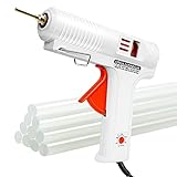 IAGLUAMGA Heißklebepistole mit Klebestiften, 100 Watt Temperaturverstellbares Handwerksreparaturwerkzeug Klebepistole für Heimwerker, Kunst-und Bastelprojekte, Schnellreparaturen