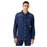 Wrangler Herren 27mw Shirt, Dark Stone, 3XL EU