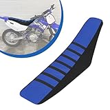 Motorrad Sitzbankbezug,Blau Motorrad Greifer Weiche Motorrad Sitzbezug Universal Gummi Greifer Soft Sitzbezug für Dirt Bike Motorrad