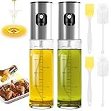Cisivis Ölsprüher, 100 ml Öl Sprühflasche, Öl Sprühflasche Zum Kochen, Grillen, Backen, BBQ, Oil sprayer für Salat in der Küche- 2PCS