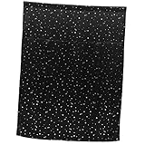 Cabilock Verdunkelungsvorhänge Voile Volant-Vorhang Panel Leinen schier übergardinen Blickdicht blickdichte vorhange Verstellbarer Volant küchenvorhänge Volants Polyester (Polyester) Black