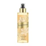 bruno banani Vanilla Muse Body & Hair Splash für Sie, fruchtiger Amber-Duft mit weißen Blüten, Pfirsich und Vanille, intensiv, langanhaltend und verführerisch feminin, 250 ml
