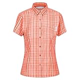 Regatta Unisex Mindano Vi Damen T-Shirt, Fusion Coral Check, 42