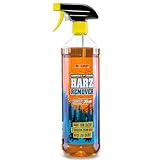 WOSHUP! Harzentferner 1000 ml mit Xtra Skin Schutzfilm Harzentferner, Harzlöser für Wohnwagen, Wohnmobil, Camping, Caravan, Vorzelt, Markise, Boot und Zelt. (1 Liter)