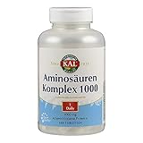 KAL Aminosäuren Komplex | 1000mg | 100 Tabletten | laboegeprüft | Nahrungsergänzungsmittel mit essentiellen Aminosäuren & Proteinen | Werkzeuge für fast alle Aktivitäten des Organismus