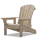Original Dream-Chairs since 2007 Adirondack Stuhl Comfort“ Recliner aus Holz mit gerundeter Rückenlehne Gartenliege für Garten, Balkon, Terrasse, maximale Belastung 150 kg
