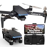 Toladrone GPS Drohne mit Kamera 4K, 5G WIFI FPV Übertragung Drone für Erwachsene Bürstenloser Motor Autom Rückkehr Follow Me RC Quadrocopter TD31GPS Drohnen für Anfänger