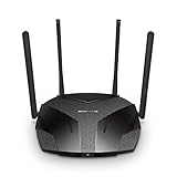 Mercusys MR3000X Wi-Fi 6 WLAN Router Dualband AX3000, OpenVPN/L2TP/IPSec/WireGuard, 4×1G-Ports, WPA3, Kindersicherung, 𝐔𝐧𝐭𝐞𝐫𝐬𝐭ü𝐭𝐳𝐭 𝐰𝐞𝐝𝐞𝐫 𝐃𝐒𝐋 𝐧𝐨𝐜𝐡 𝐒𝐈𝐌-𝐊𝐚𝐫𝐭𝐞𝐧